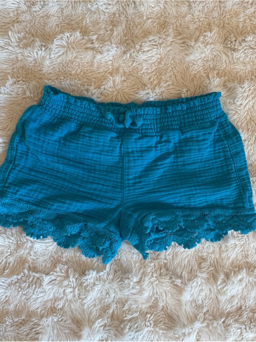 Y2K Lace-Trim Shorts
